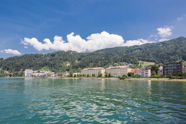 Ufergestaltung Pipeline Bregenz: Ansicht in Richtung Lochau