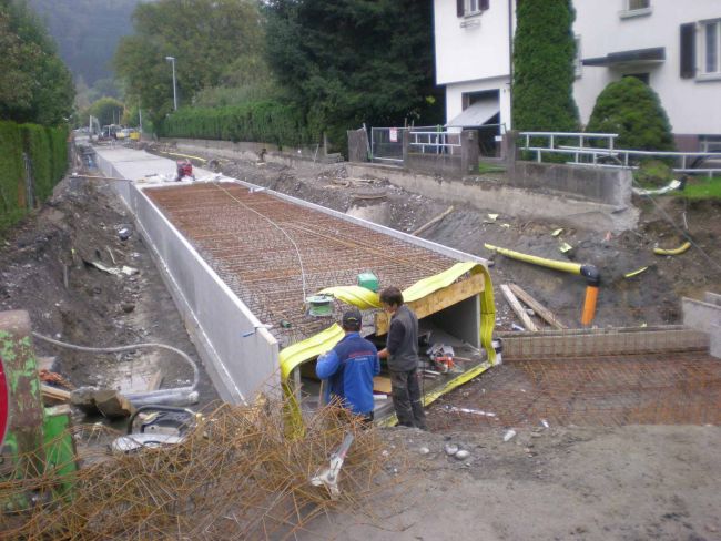Hochwasserschutz Ippachbach:Rechteckgerinne Wälderstraße