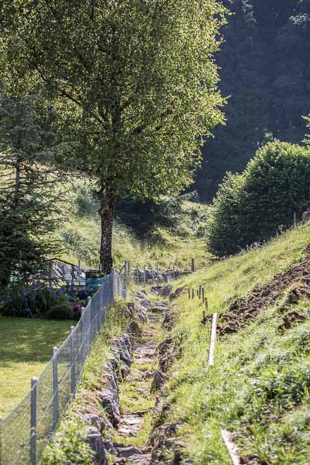 Hochwasserschutz Ippachbach: offenes Gerinne Oberlauf